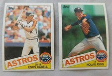 1985 Topps Houston Astros Baseball Card Pick one