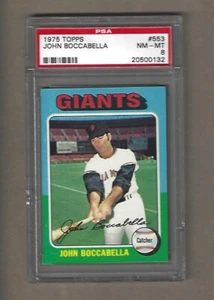 1975 TOPPS JOHN BOCCABELLA # 553 PSA 8 - Bild 1 von 1