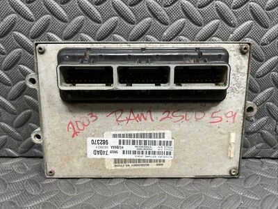 🔥OEM 2003 DODGE RAM 2500 5,9 L MÓDULO DE CONTROL DEL MOTOR DIÉSEL ECU 56028740AD Foto 1 de 4
