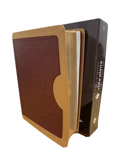 Biblia de Estudio de la Vida Plena Riena valera 1960 piel italina Beige - Picture 1 of 13