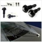 2X Universal Aluminum Windshield Wiper Water Jet Spray Washer Nozzle For Vehicle