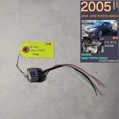 ⭐⭐CONECTOR INTERMITENTE PASAJERO DELANTERO DERECHO TOYOTA VENZA 2009-2016 FABRICANTE ORIGINAL⭐⭐ Foto 1 de 2