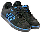 Heelys 770992 Motion Plus Black Lace-Up Rolled Wheel Skate Shoes Youth Us 3