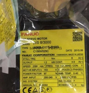 ONE NEW servo motor A06B-0075-B103 #A6-13 - Picture 1 of 4