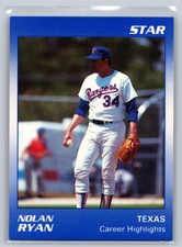 1990 Star Nolan Ryan (Rangers)  #9 Nolan Ryan