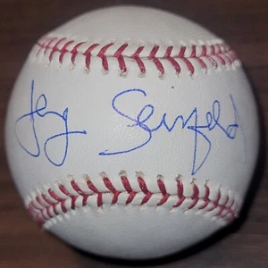 Jerry Seinfeld Signed Baseball JSA Comedian Auto ROMLB Rare Full Signature - Picture 1 of 2