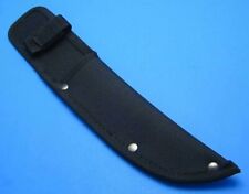 Black Heavy Duty Nylon Straight Sheath Belt Pouch for Fixed Blade Knife 6 1/4 in