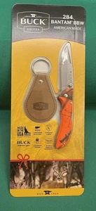 Buck Knives 284 Bantam BBW Mossey Oak Blaze Camo Handle KeyChain Bonus Set USA - Picture 1 of 6