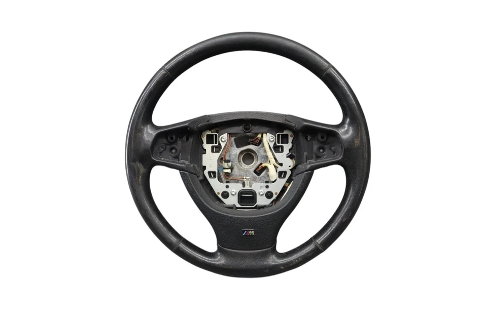 09-15 BMW 750i 750Li 740i 740Li F01 Front Left Steering Wheel Leather Black Oem - Image 1 of 4