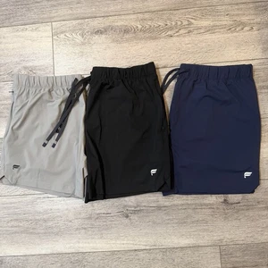 Pantalones Cortos Fabletics Para Hombre Talla 2X LOTE DE 3 The One 7" Ligeros Secado Rápido Gimnasio - Imagen 1 de 2