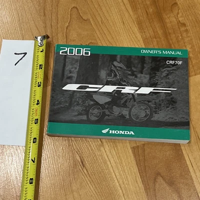 Honda CRF70F 2006 manual del propietario OEM Foto 1 de 4