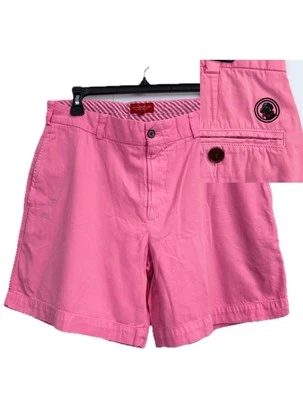 Pantalones Cortos Southern Proper Club Chinos Frente Plano Para Hombre Talla 34 Rosa 7” Foto 1 de 4