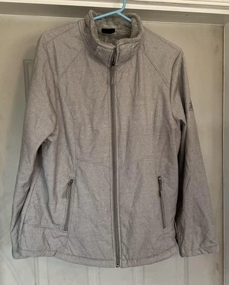 Chaqueta ZeroXposur Mujer 2XL Gris Imitación Piel Forrada Softshell Invierno Con Capucha Cremallera Foto 1 de 4