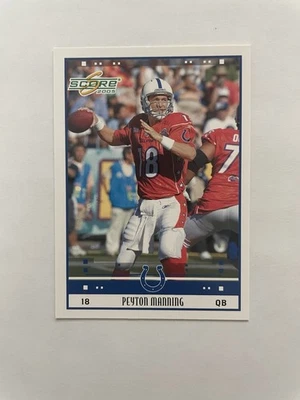 2005 Score Peyton Manning Card. Colts & Broncos Legend. NFL HOF - Image 1 of 2