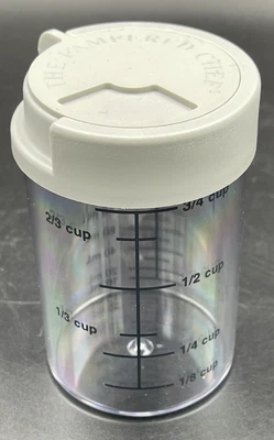 Pampered Chef 3/4 C misurino utensile da cucina con coperchio a fessura regolabile RITIRATO - Immagine 1 di 4