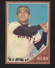 1962  TOPPS  FELIPE  ALOU  #  133   NEAR MINT +