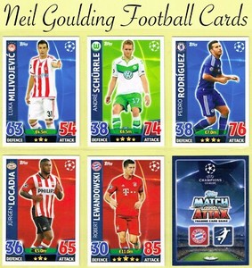 Topps CHAMPIONS LEAGUE MATCH ATTAX 2015-2016 ☆ Football Cards ☆ #91 to #180