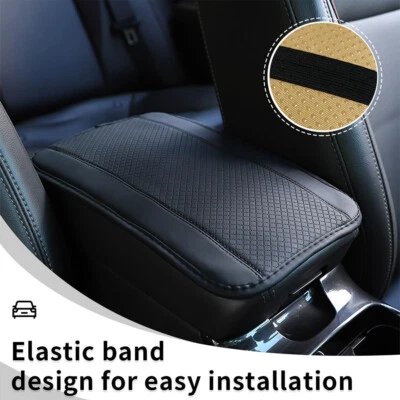 Car Armrest Cover Arm Rest Cushion Auto Center Console Pad Protector - Image 1 of 4