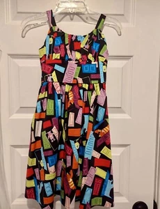 Rare!  Disney Parks Monsters inc Door Dress Girls Small Super Cute Disney World  - Picture 1 of 14