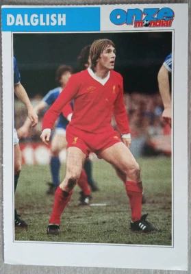 Fiche Onze Mondial card KENNETH DALGLISH Celtic Glasgow Ecosse Liverpool England - Photo 1/2