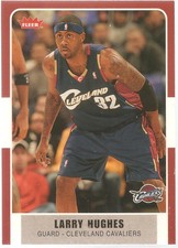 Larry Hughes Fleer 07-08 #9 Glossy Washington Wizards Cleveland Cavaliers 