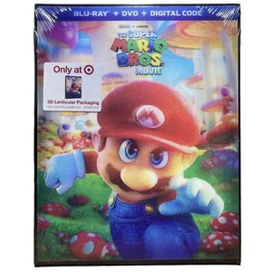 The Super Mario Bros Movie Lenticular Edition (Blu-ray + DVD + Digital)New - Picture 1 of 1