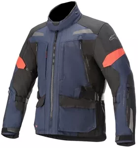Chaqueta Hombre Moto Touring Alpinestars Valparaiso V3 Motocicleta Drystar Azul - Imagen 1 de 3