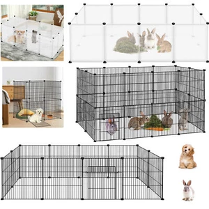 Cuccia per cuccioli recinto esterno griglia per piccoli animali roditori fai da te beccuccio per cuccioli DE - Foto 1 di 17