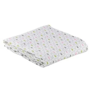 Stephan Baby Pink Elephant Bamboo Swaddle Blanket - Picture 1 of 1