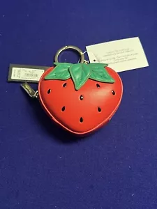 Kate Spade KG649 Strawberry Dreams Coin Purse Keychain NEW - Picture 1 of 6