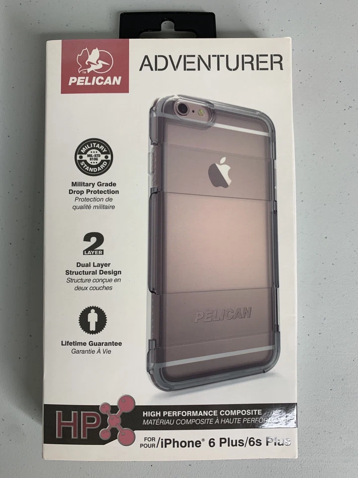 Funda Pelican Adventurer iPhone 6 Plus/6s Plus Alto Rendimiento Compuesto Transparente Foto 1 de 3