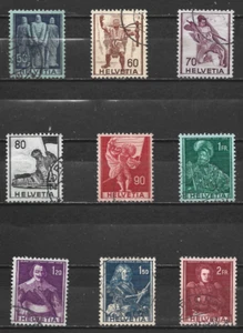 SWITZERLAND -1941 Definitive Issues - GOOD USED CONDITION. - Bild 1 von 1