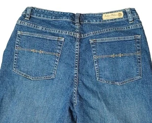 Indigo Palms Jeans by Tommy Bahama Womens Size 14 R Blue Denim Straight High - Picture 1 of 12