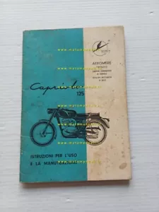 Aeromere Capriolo 125 1960 manuale uso manutenzione libretto originale - Bild 1 von 8