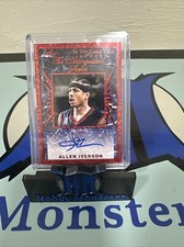 Allen Iverson 2022 Leaf In The Game Used Sports Distinguished Series Auto #/35
