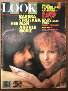 Barbra Streisand - Look magazine - June 11, 1979, Jon Peters, Ryan O'Neal, Iman - Picture 1 of 13