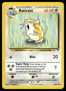 Raticate #040/102 Base Set Pokemon Near Mint or Better - Picture 1 of 2