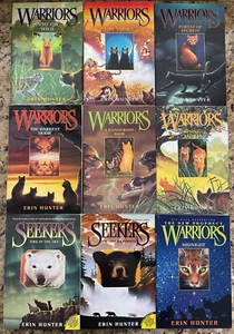 Warriors, Prophecy Begins & Seekers by Erin Hunter - 15 Book Collection - Picture 1 of 2