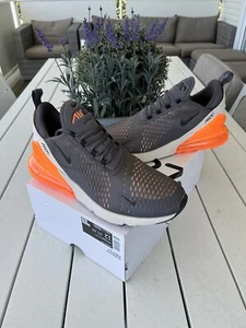 Nike Air Max 270 US12 UK11 EUR46 Thunder Grey/Orange AH8050-024 - Picture 1 of 3