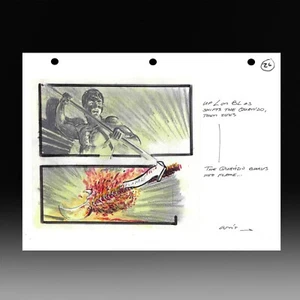 Dragon: The Bruce Lee Story, 3 x original production concept design storyboards - Bild 1 von 6