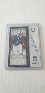 2013 Panini Contenders Football Da'Rick Rogers RC Auto Indianapolis Colts - Picture 1 of 2