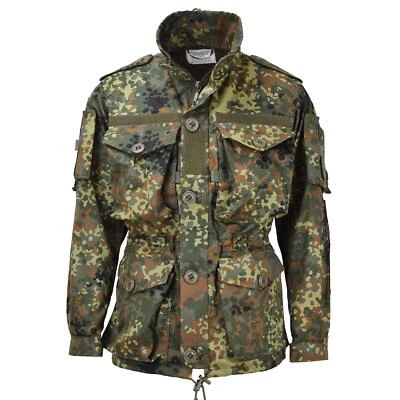 Leo Kohler military combat tactical jacket lightweight field flecktarn camo - Image 1 of 4