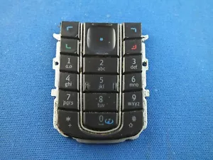 Original Nokia 6230i 6230 Tastatur Keypad Matte mobile phone Black Schwarz Handy - Bild 1 von 2