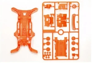 Juego de chasis AR color fluorescente Tamiya MINI 4X4 (naranja) 95028 - Imagen 1 de 2