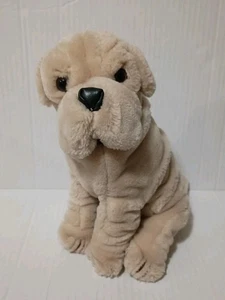 Peluche Vintage 1985 Prestige 8,5" Imbottito Tan Shar Pei Cane Bulldog King Ripples - Foto 1 di 10