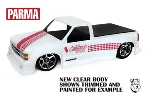 #10318 1/10 PARMA CHEVY CALIFORNIA SPORT TRUCK - CLEAR Classic RC Car BODY - Picture 1 of 3