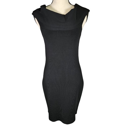 Abito tubino T By Alexander Wang scollo a cappuccio nero grande