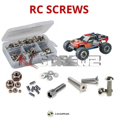 RCScrewZ Stainless Screw Kit+ dur008 for Duratrax Maximum ST Pro | KIT - Image 1 of 4