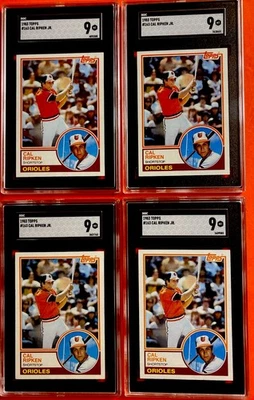 4-1983 TOPPS CAL RIPKEN JR SGC 9 PERFEITO ESTADO E CENTRADO *CAIXA DE CARTÃO DE CLASSIFICAÇÃO SEM RISCOS - Imagem 1 de 4
