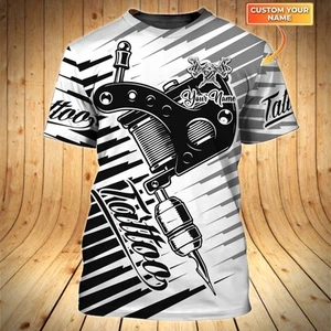 T-SHIRT 3D personalizzata tatuatore regalo festa della mamma stampa all over miglior prezzo - Foto 1 di 3
